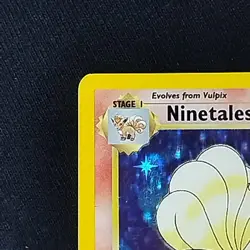 Pokemon TCG Ninetales Base Set 12/102 Unlimited Holo Rare NM - Image 2