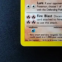 Pokemon TCG Ninetales Base Set 12/102 Unlimited Holo Rare NM - Image 5