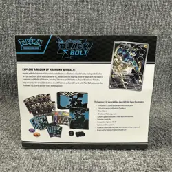 Pokemon TCG Scarlet & Violet Black Bolt ETB Factory Sealed - Image 2