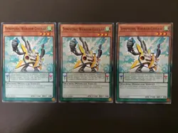 Yugioh Cards 3x Symphonic Warrior Guitaar RATE-EN090 1st Edition Common LP/NM - Image 1