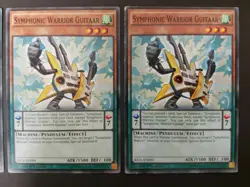 Yugioh Cards 3x Symphonic Warrior Guitaar RATE-EN090 1st Edition Common LP/NM - Image 3