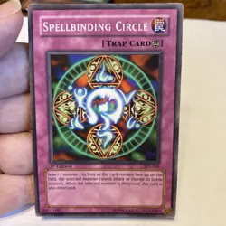 SYE-045 Spellbinding Circle 1st Edition YuGiOh Card - Image 1