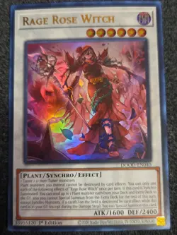 Yugioh Rage Rose Witch DOOD-EN040 Ultra Rare 1st Edition NM - Image 1