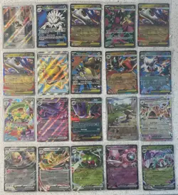 Pokemon TCG EX Full Art 20 Card Lot - Surging Sparks, Destined, Mega Ev, Flames - Image 1