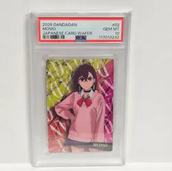 2025 Dandadan Japanese Card Wafer #02 Momo PSA 10 - POP 1 - Image 1