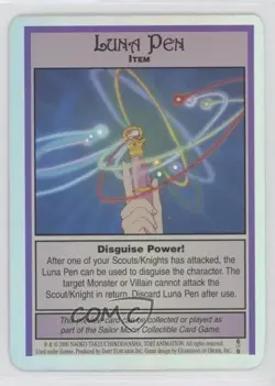 2000 Sailor Moon Collectible Card Game Promos Luna Pen #6 - Image 1