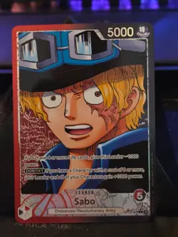 One Piece TCG OP13-004 Sabo Alt Art Leader AA Card Game CCG English - Image 1