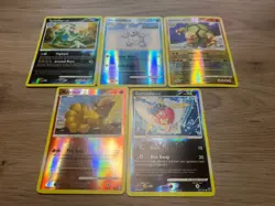 Pokemon TCG Cards - Diamond & Pearl Reverse Holo Lot Of 5 (Varying Conditions) - Image 2