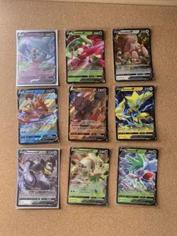 9x V Ultra Rare Pokemon TCG Cards Lot Collection Secret Rare - Image 1
