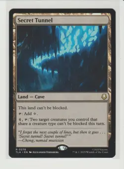 Secret Tunnel - Rare MtG Card TLA 278 - Image 1