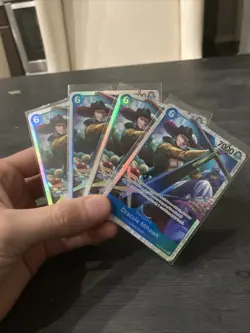 OP09-048 Dracule Mihawk SR Playset One Piece TCG Card Game English - Image 1