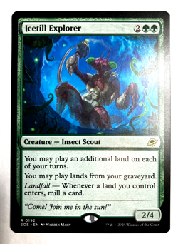 Icetill Explorer EOE 0192 Edge of Eternities Magci Card 192 M/NM Rare Ships Now! - Image 1