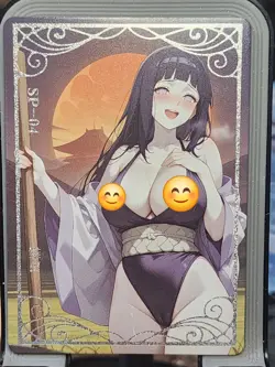 Hinata Hyuga Pond Of Squirting Card Anime Goddess Story Waifu SP SP-04 - Image 1