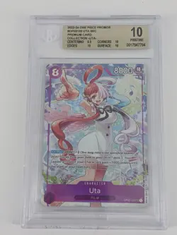 One Piece Premium Card Collection Uta #OP02-120 Secret Rare BGS 10 PRISTINE - Image 1