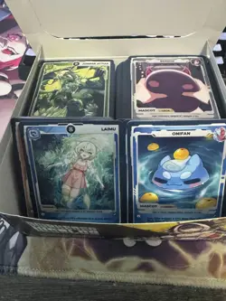 VCard Set 2: Awakened Worlds First Edition Booster Box (OPENED) - Bulk 400 Cards - Image 1