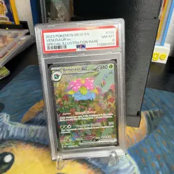 Pokemon TCG Venusaur EX Special Illustration Rare Card 198/165 2023 PSA 8 NM-MT - Image 1