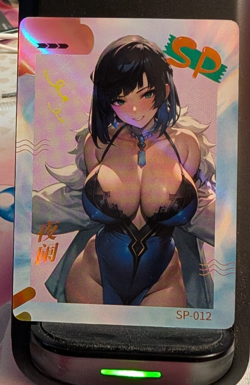 Yelan Genshin Impact SP-012 Maidens Feast Goddess Story Anime Waifu Card - Image 1