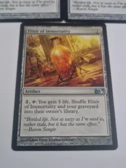 Magic The Gathering Elixir of Immortality X3 Magic 2012/2013 LP Condition - Image 4