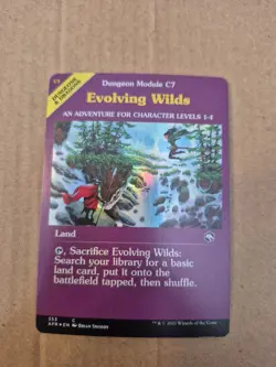 Evolving Wilds (Dungeon Module) Adventures in the Forgotten Realms Foil - Image 1