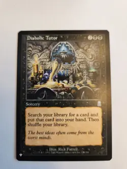 Diabolic Tutor The List Regular NM+ - Image 1