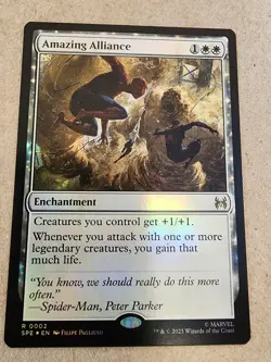 Amazing Alliance - #02 Foil Marvel's Spider-Man - Mtg - Image 1