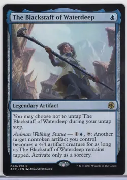 1x The Blackstaff of Waterdeep - AFR - Near Mint - Image 1