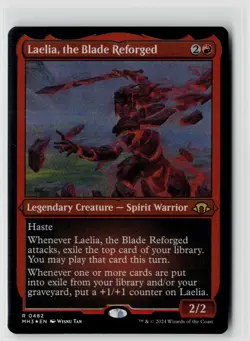 MTG Modern Horizons 3 Laelia, The Blade Reforged Etched Foil x1 NM Rare - Image 1