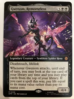 MTG: Marvel's Spider-Man: Gwenom, Remorseless (Extended Art) Regular 0256 - Image 1