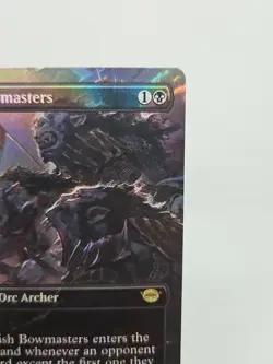 Orcish Bowmasters (Borderless) Universes Beyond: the Lord of the Rings MTG Foil - Image 3