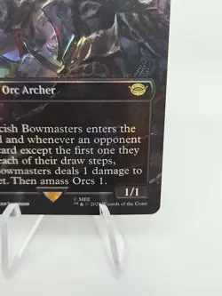 Orcish Bowmasters (Borderless) Universes Beyond: the Lord of the Rings MTG Foil - Image 4