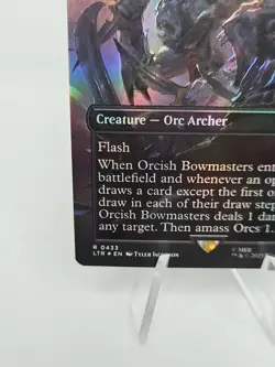Orcish Bowmasters (Borderless) Universes Beyond: the Lord of the Rings MTG Foil - Image 5