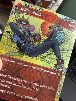 Spider-Punk (0210) (Borderless) Foil Marvel's Spider-Man MTG SPM - Image 3