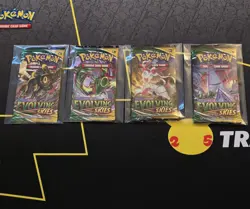 4 x Pokemon Evolving Skies Booster Packs (Art Set) - Image 3
