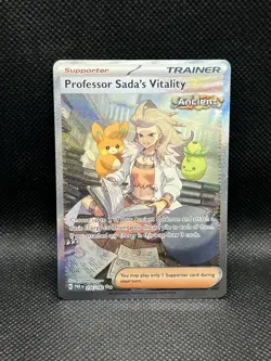 Professor Sada’s Vitality 256/182 SIR Paradox Rift SPECIAL ILLUSTRATION Pokemon - Image 1