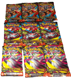 POKEMON MEGA EVOLUTION LOT (9) BOOSTER PACKS NISP - Image 1