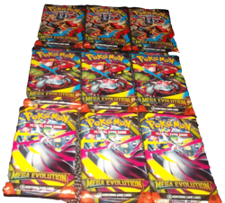 POKEMON MEGA EVOLUTION LOT (9) BOOSTER PACKS NISP - Image 3