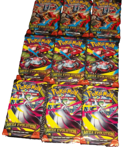 POKEMON MEGA EVOLUTION LOT (9) BOOSTER PACKS NISP - Image 4