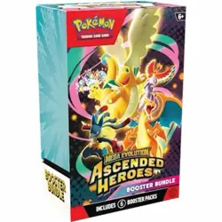 PRESALE/PREORDER Pokemon TCG: Mega Evolution-Ascended Heroes Booster Bundles - Image 1