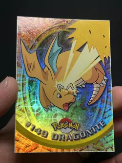 2000 Topps Pokemon Series 3 #149 Dragonite Series 3 Rainbow Foil - Image 2