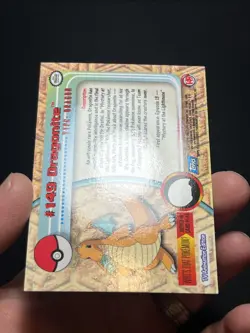 2000 Topps Pokemon Series 3 #149 Dragonite Series 3 Rainbow Foil - Image 5