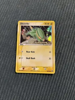 Pokemon TCG Electrike 48/106 Reverse Holo Stamped 2005 EX Emerald - Image 1