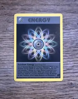 Pokemon Rainbow Energy 80/82 Team Rocket Regular non holo - Image 1