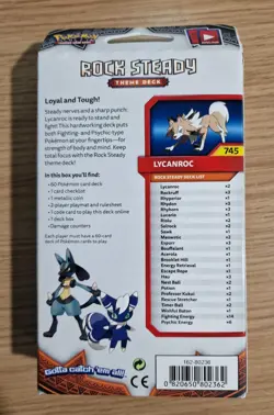 Pokemon TCG Burning Shadows Expansion Theme Deck Rock Steady Lycanroc Deck - Image 2