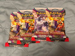 4x Pokemon TCG Paldea Evolved Booster Sleeved Packs Factory Sealed New ? - Image 1