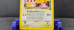 2000 POKEMON PROMO BLACK STAR #24 BIRTHDAY _______'s PIKACHU-HOLO (LP) - Image 4