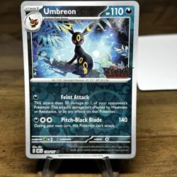 Umbreon 130/197 Obsidian Flames Stamp Stamped Reverse Holo Europe Promo Pokemon - Image 1