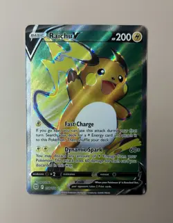 Raichu V 158/172 Pokemon Sword & Shield Brilliant Stars Full Art Ultra Rare NM?? - Image 1