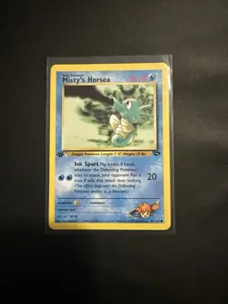 1st Edition Misty’s Horsea 87/132 - Gym Challenge - Near Mint Pokemon - Image 1