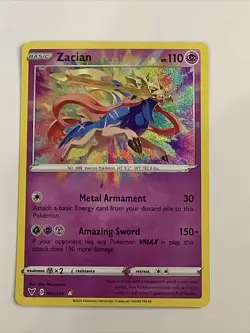Pokemon TCG Zacian - 082/185 Amazing Rare Vivid Voltage NM/M A-36 - Image 1