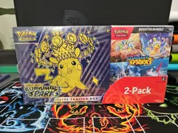 Costco Pokemon Surging Sparks 2-Pack Trainer Box and Booster Bundle Factory Seal - Image 1